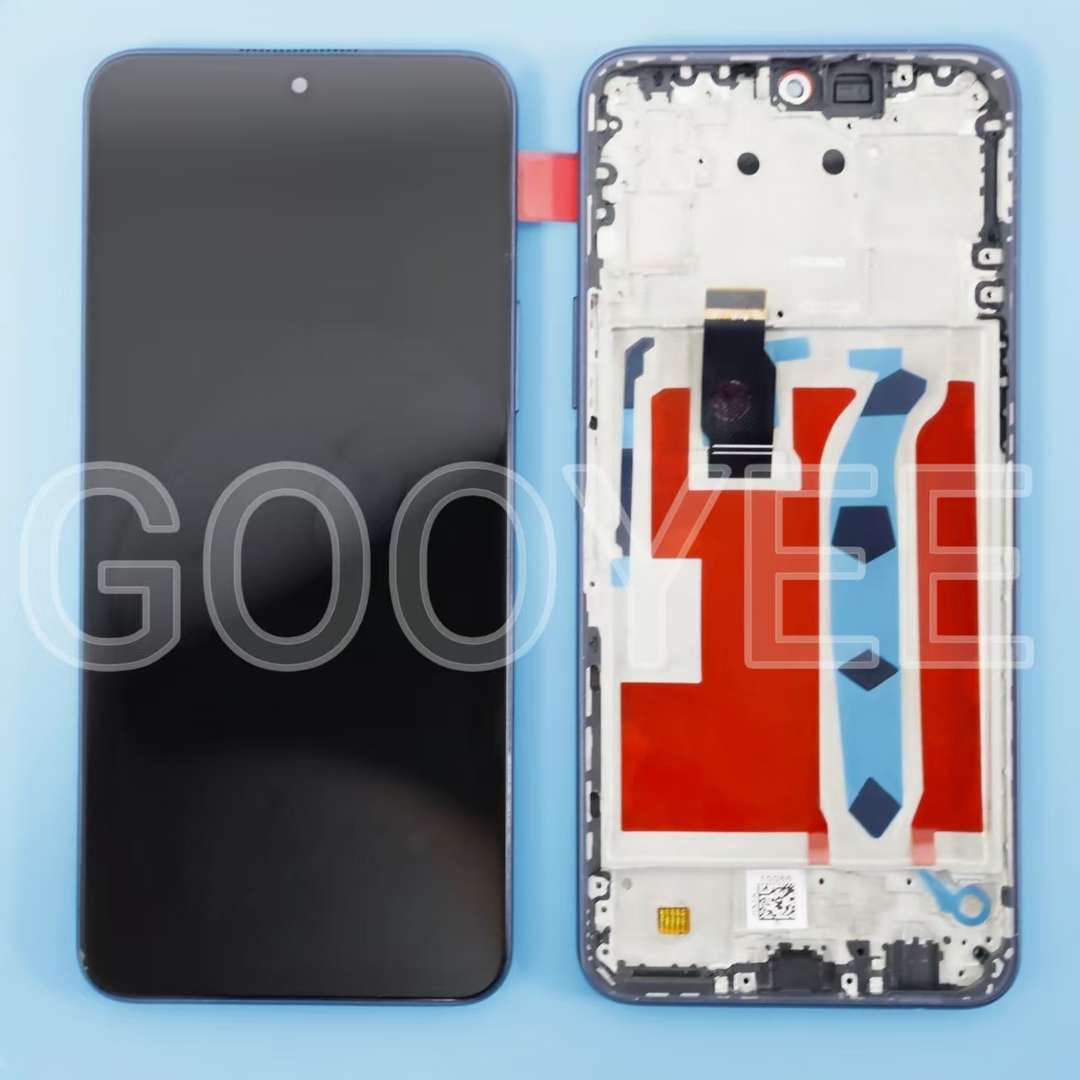 LCD DISPLAY FOR HUAWEI HONOR 8X BLUE WITH FRAME ORG