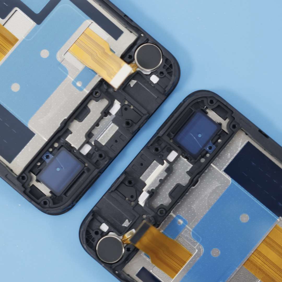 LCD DISPLAY FOR OPPO REALME C30S BLACK WITH FRAME ORG