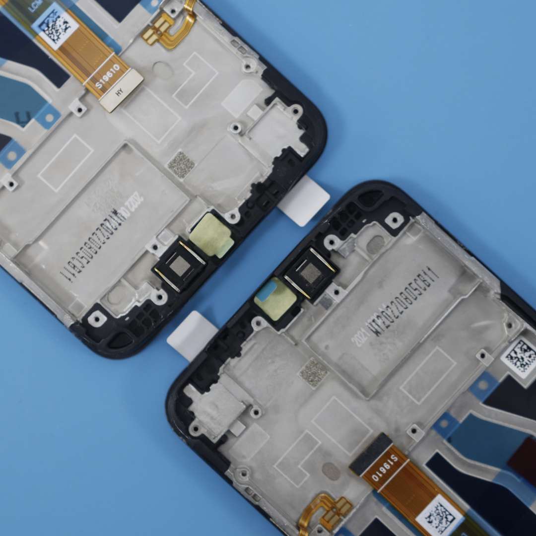 LCD DISPLAY FOR OPPO REALME C20Y BLACK WITH FRAME ORG