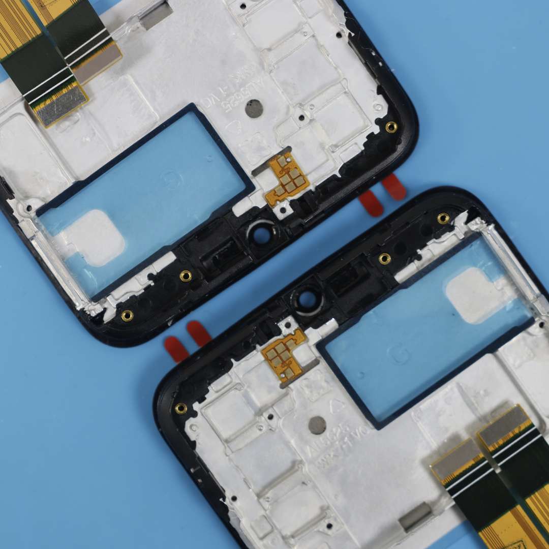 LCD DISPLAY FOR SAMSUNG A03S BLACK WITH FRAME ORG