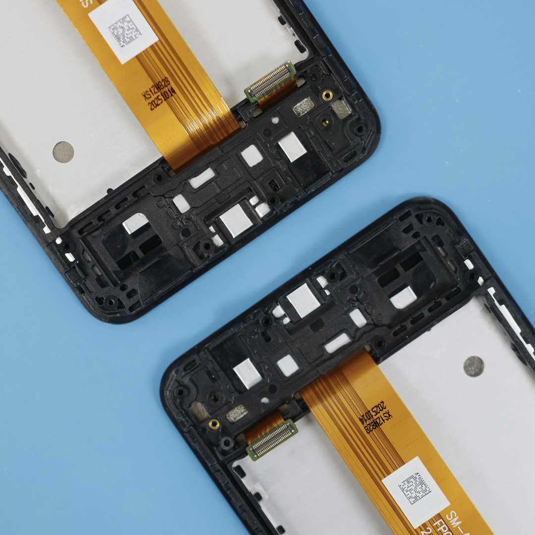 LCD DISPLAY FOR SAMSUNG A04S BLACK WITH FRAME ORG