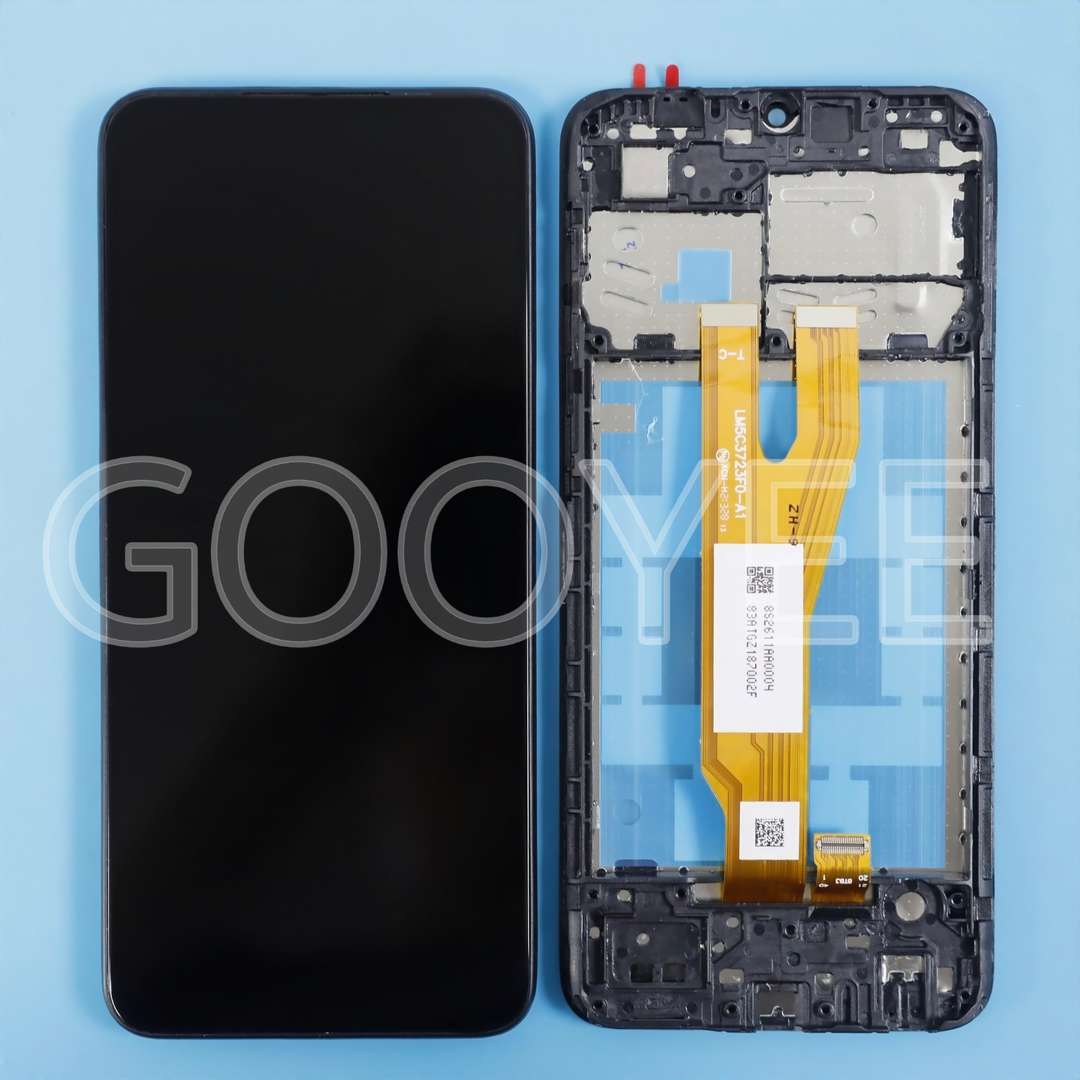 LCD DISPLAY FOR SAMSUNG A032M BLACK WITH FRAME ORG