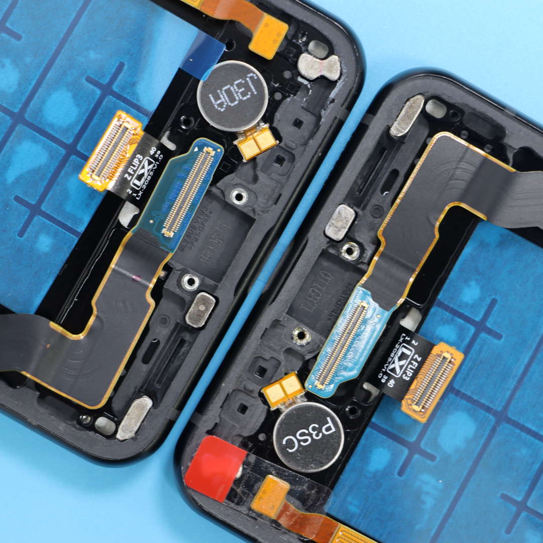 LCD DISPLAY FOR SAMSUNG Z FLIP 3 GALAXY F711 BLACK WITH FRAME TFT