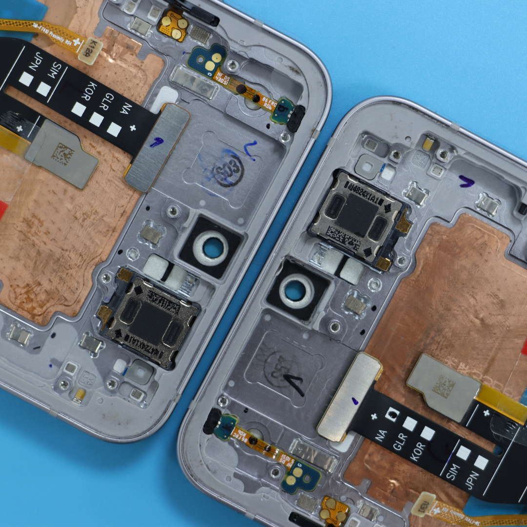 LCD DISPLAY FOR SAMSUNG Z FLIP 6 GALAXY F741 SILVER WITH FRAME TFT