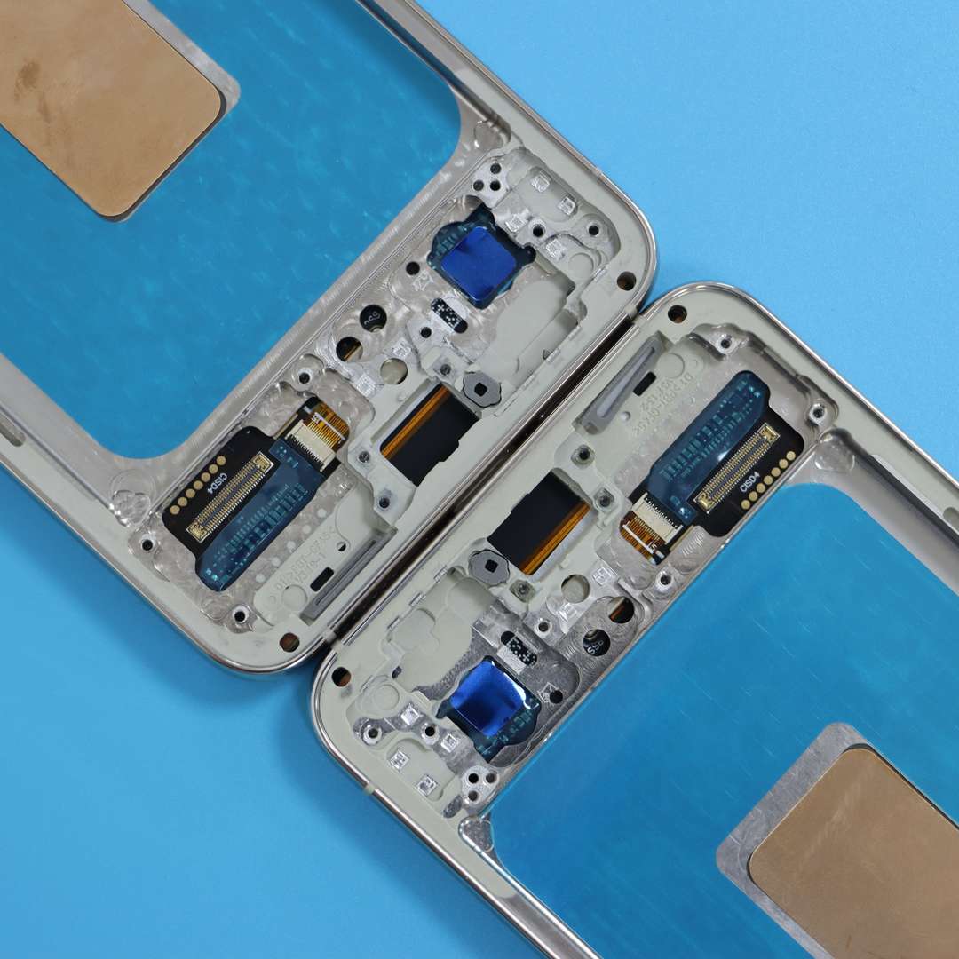 LCD DISPLAY FOR SAMSUNG S23 GALAXY S911 CREAM WITH FRAME OLED