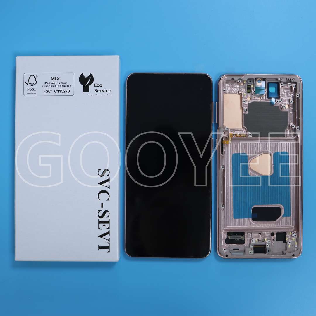 LCD DISPLAY FOR SAMSUNG S21 PLUS GALAXY G996 VIOLET WITH FRAME OLED