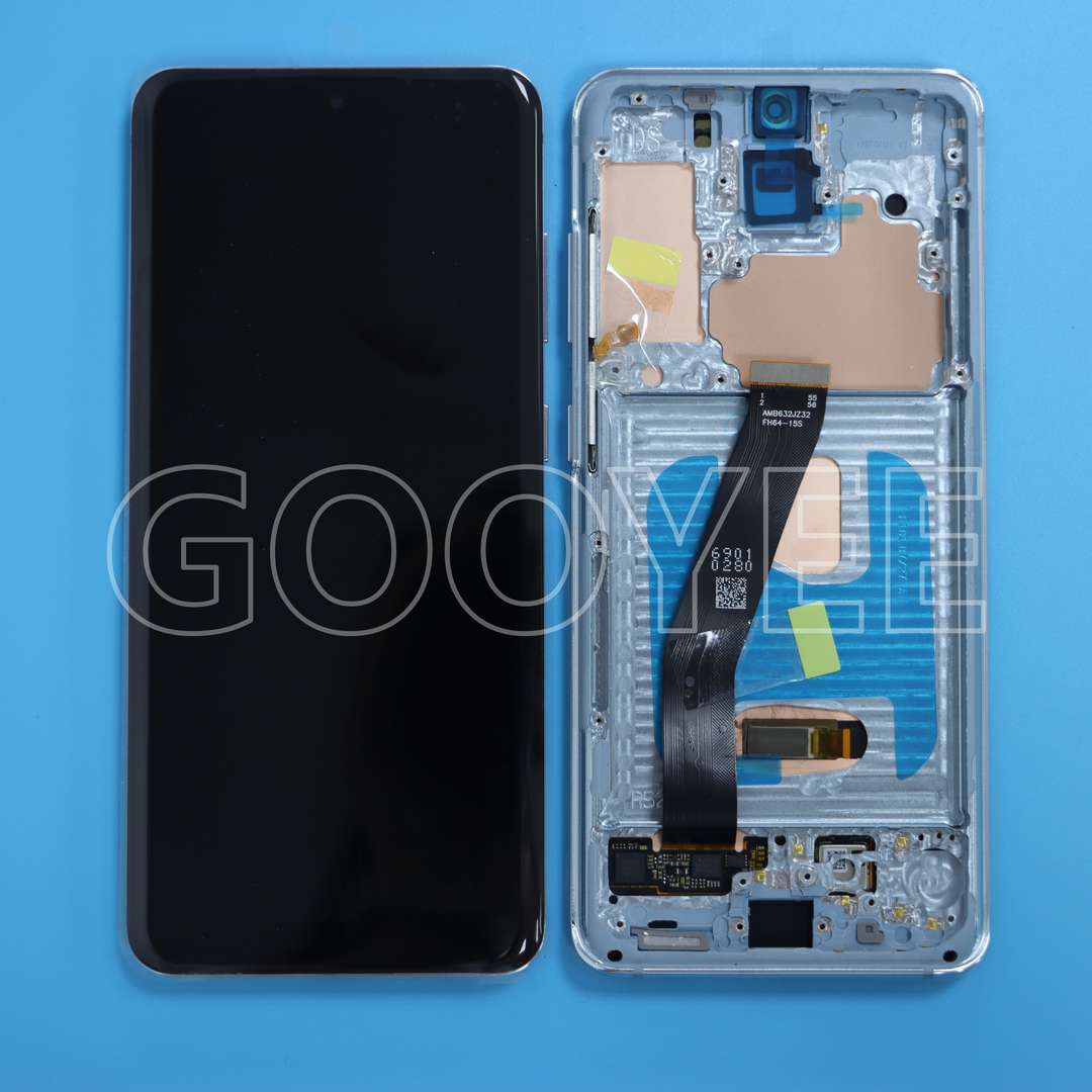 LCD DISPLAY FOR SAMSUNG S20 5G GALAXY G981 BLUE WITH FRAME OLED