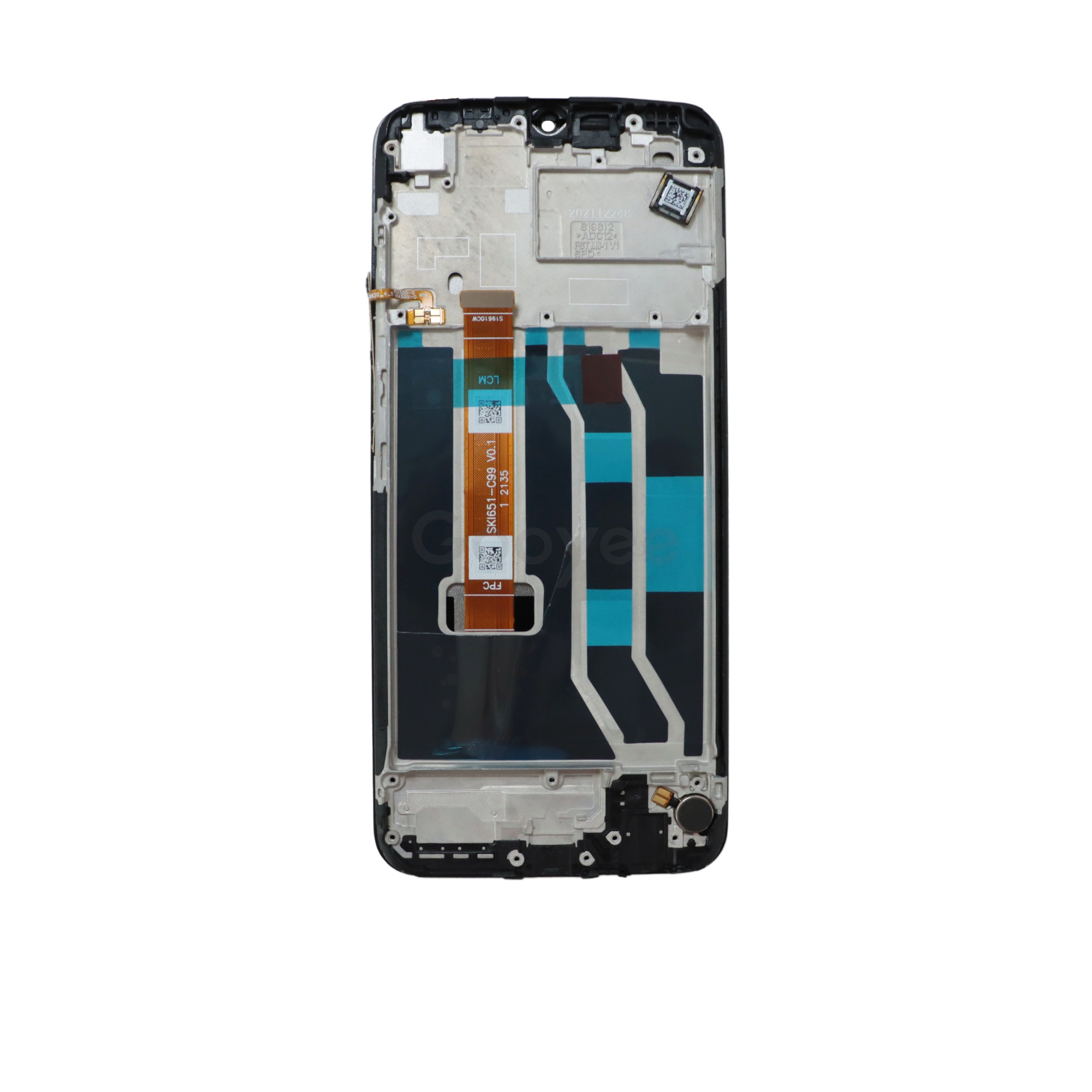 LCD Display For OPPO Realme C21Y With Frame (ORG) (Black)