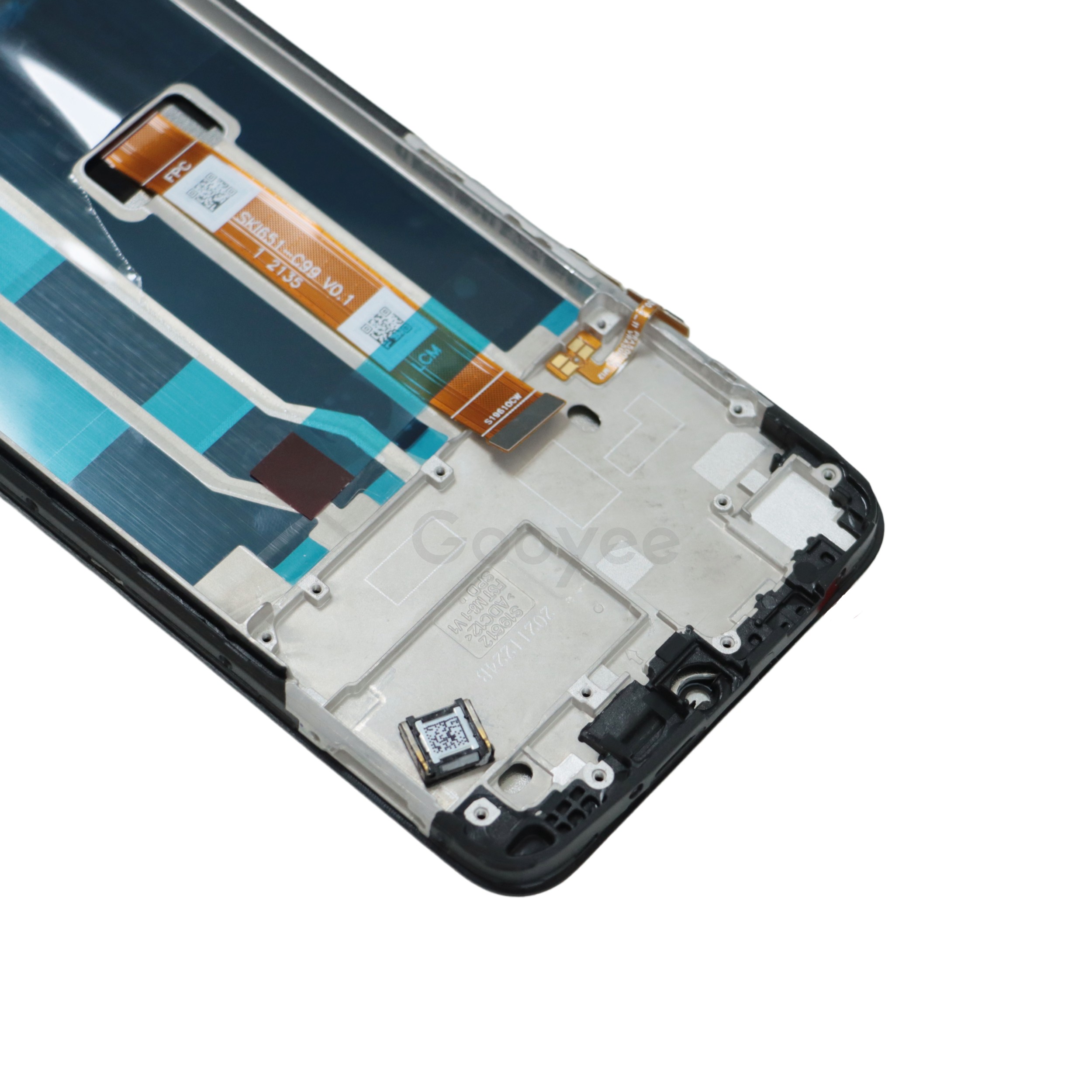 LCD Display For OPPO Realme C21Y With Frame (ORG) (Black)